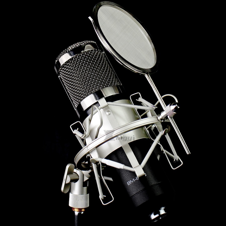 Spider Microphone Stand Shock Mount Mic Isolation Shield Windscreen Pop Filter Shockproof For Blue Spark DIGITAL Bluebird Studio