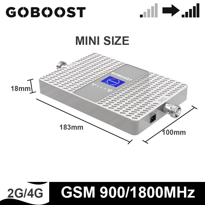 Goboost Dual Band 2G 4G Mobiele Telefoon Signaal Booster Gsm 900 1800 Mhz Cellular Repeater Netwerk Versterker Band 3