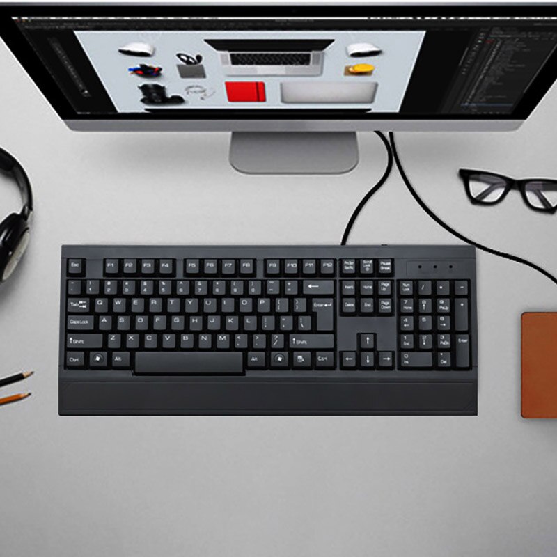 Mini tastatur mus tastatur sæt trådløs bluetooth slim tastatur til android windows ios tablet pc kontorartikler