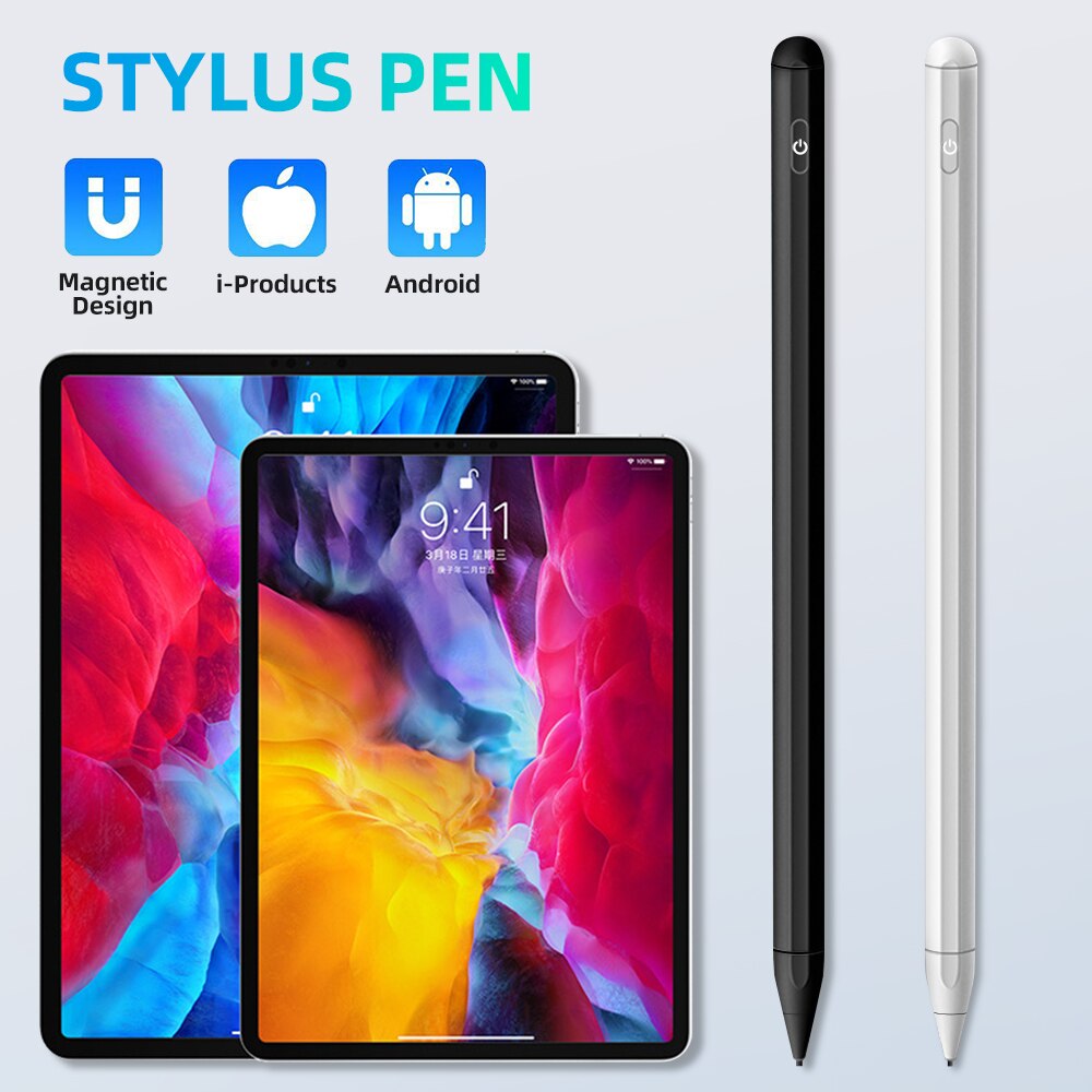 Universal Active Stylus Pen Magnetic Adsorption Tablet Pencil For Drawing Writing Android Smart Phone Pad Charging Stylus