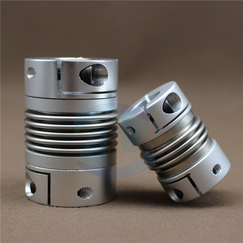 High Torque R+W Metal Bellow Clamping Flexible AC Motor Shaft Coupling Coupler 2PCS In Pack