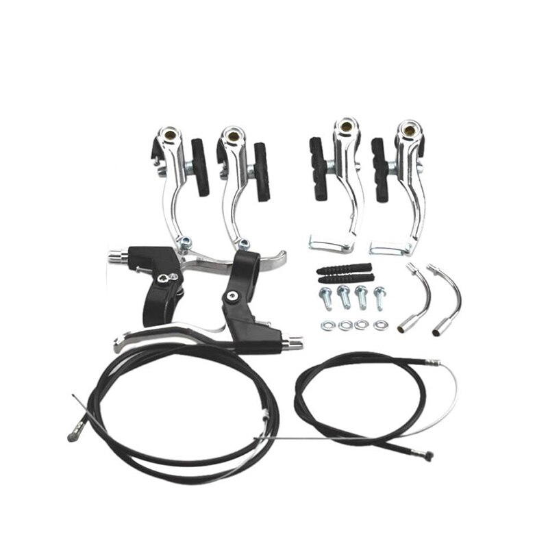 Garsent V-Brake Bremsensatz Für Mountainbike/BMX – Aluminium-Legierung, Schwarz – 1 Paar Inkl. Zubehör