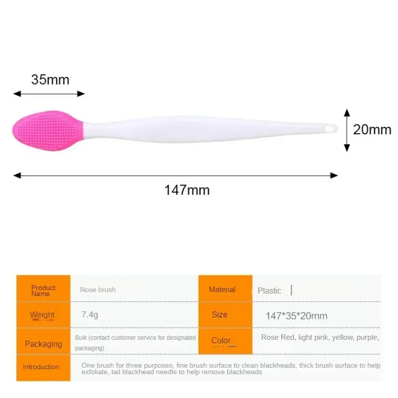 Hautpflege Lippe Peeling Gesichts Reinigung Gesicht Peeling Nase Sauber Pinsel Mitesser Entfernen Silikon Doppelseitige Hautpflege Werkzeug