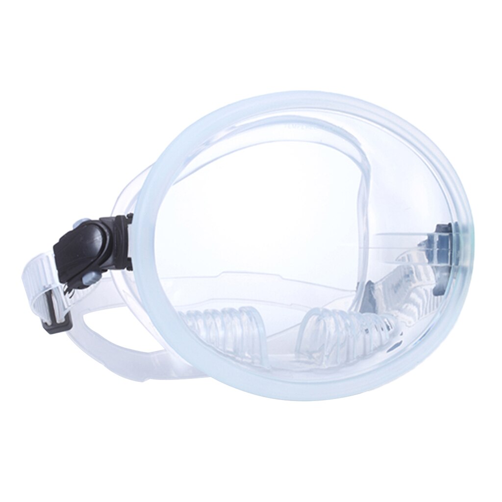 Occhialini regolabili per maschera completa da immersione classica a forma ovale per immersioni subacquee: Clear