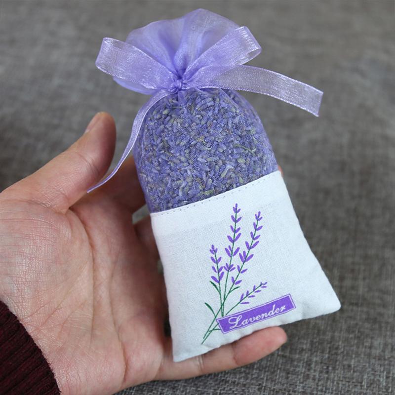 6 pièces coton lavande Sachet sac vide Sachets sac fleur impression parfum lavande Sachet sac sac à main pour la maison parfum Sachets