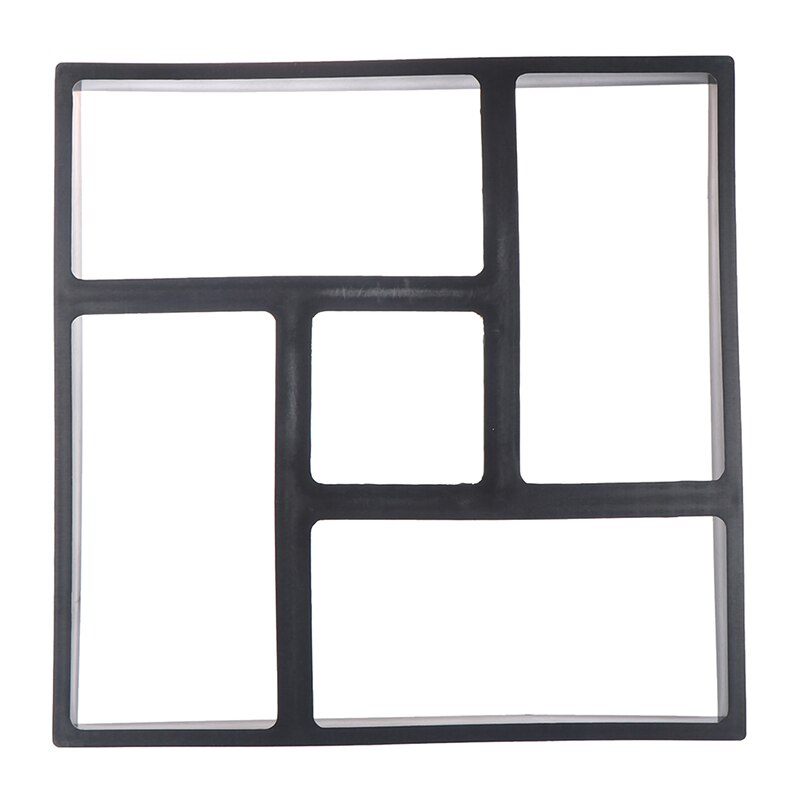 Tuinpad bestrating mal doe-het-zelf handmatig bestraten cement baksteen steen weg beton mallen pad doe-het-zelf handmatig bestraten