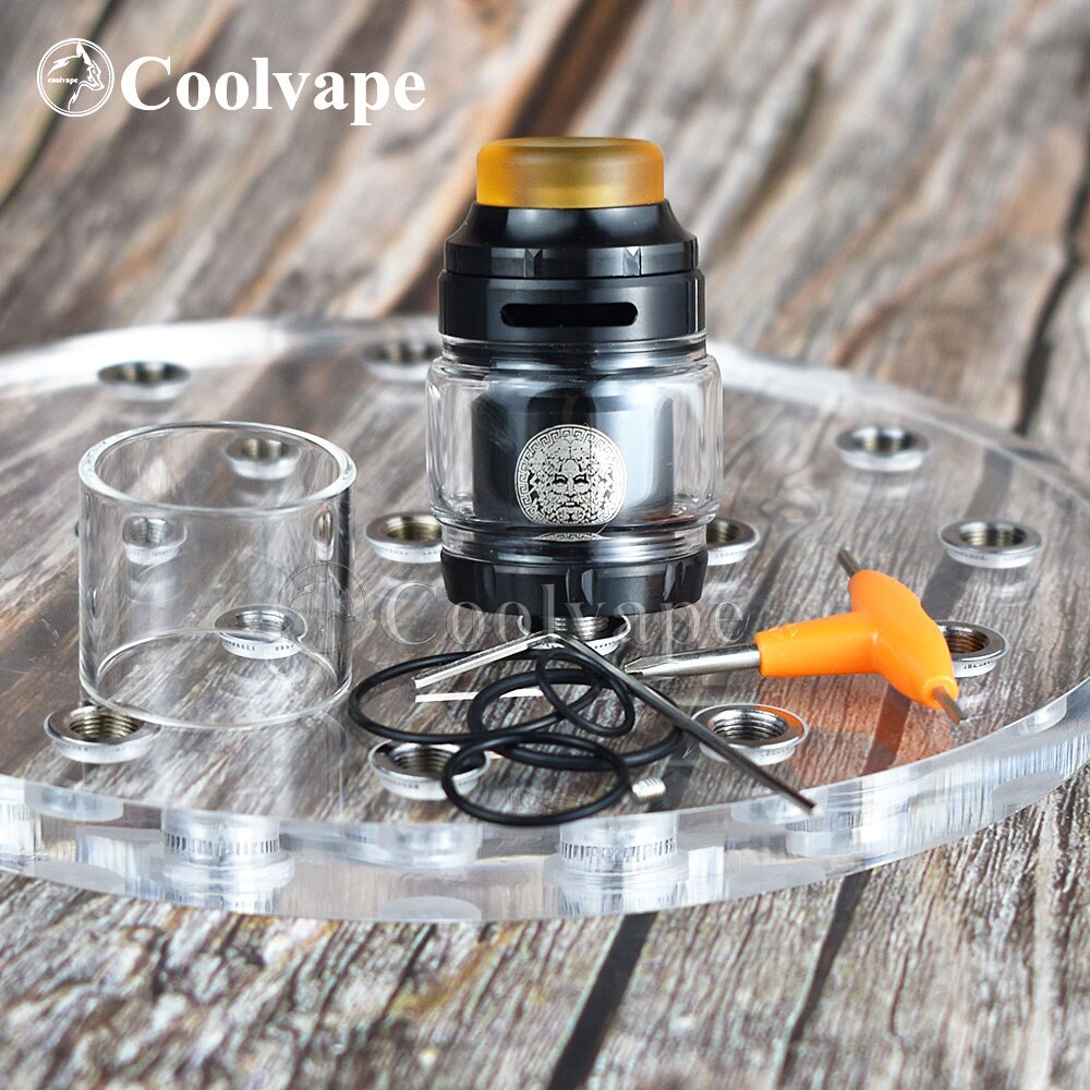 coolvape Zeus RTA Atomizer 3.5ml 4.5ml 510 thread vape tank with vaporizer rta rebuildable e cigatomizer vs Zeus X mesh RTA: H