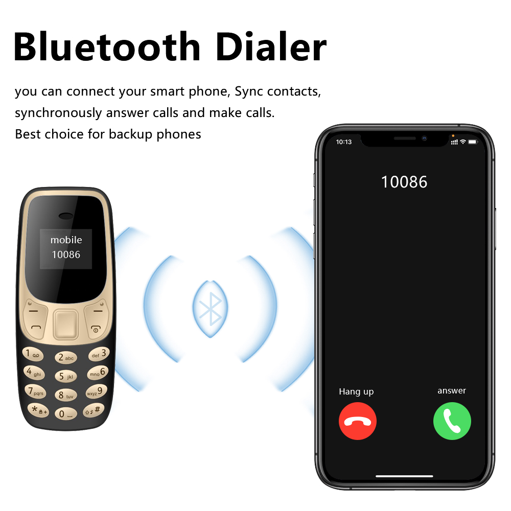 SERVO Kleine Mobiele Telefoon Bluetooth Dialer Magische stem Lage Straling Telefoongesprek Opname 2/3 SIM GSM Ontgrendeld Mini Mobiel