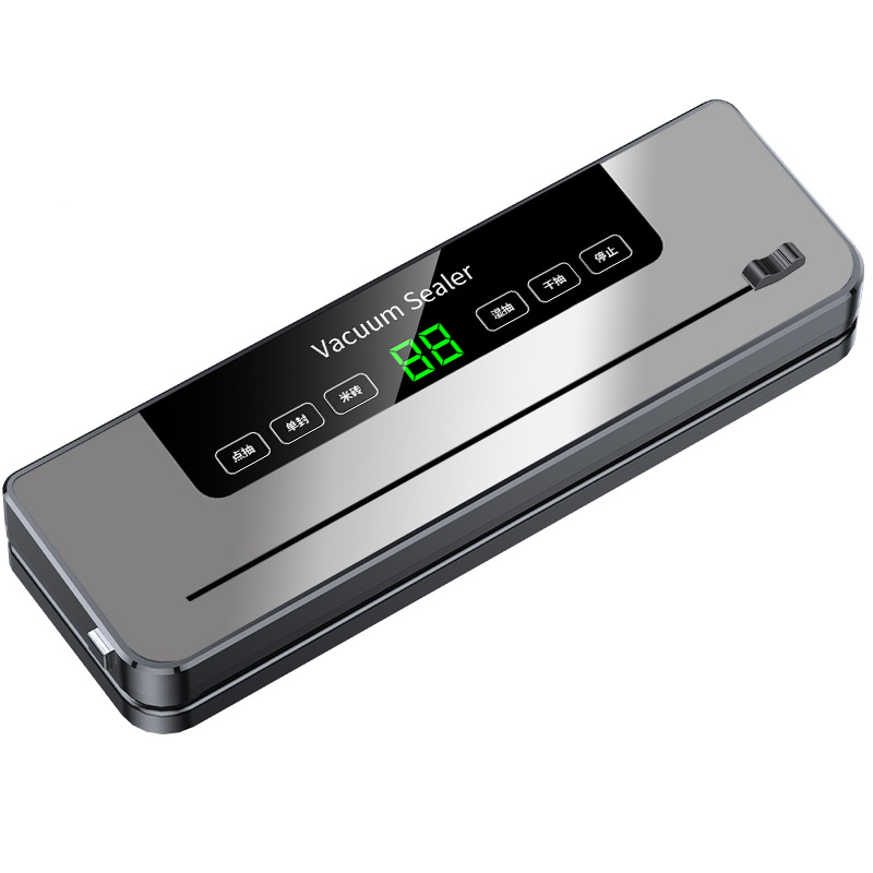 30cm Electric Vacuum Sealer Packaging Machine Kitchen Food Saver Bags Commercial Vacuum Food Sealing for Home Packaging Supplies: Rose Gold / UK Plug