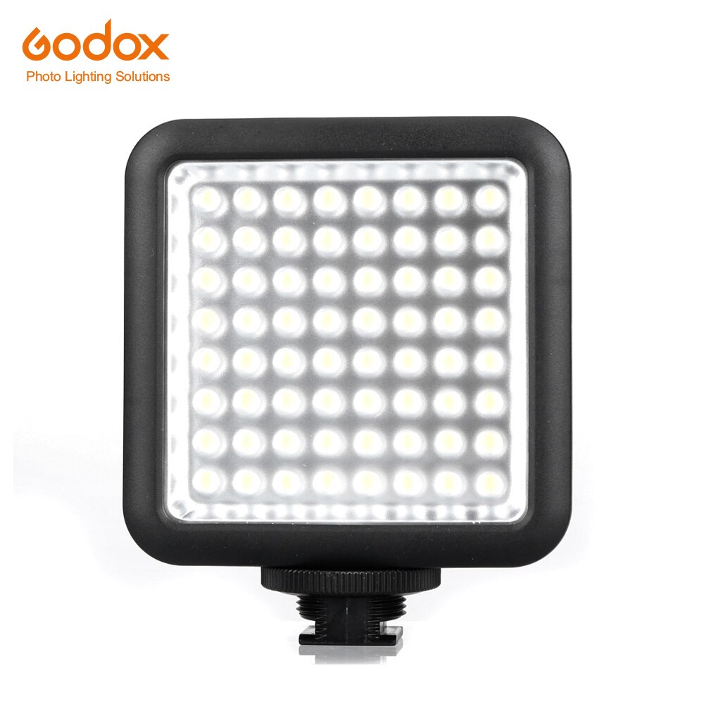 Godox LED64 5500 ~ 6500 K Video Light Professionele Universeel voor Macrofotografie Fotojournalistieke Video Schieten