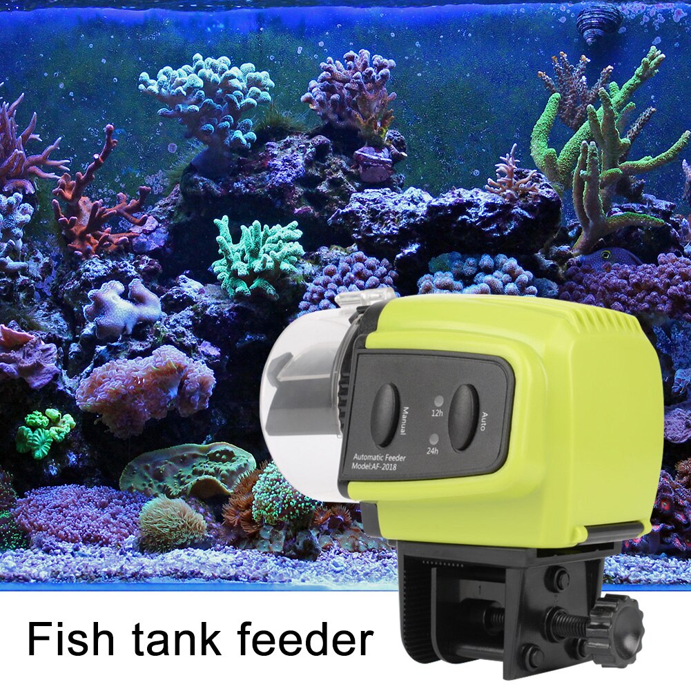 Intelligent Timing Automatic Fish Feeder Aquarium Fish Feeder Fish Tank Automatic Feeder With LCD Display Aquarium Accessories