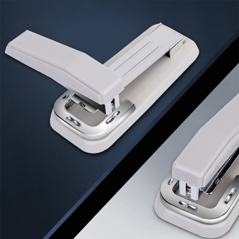 Rotante no.12 metallo creativo mini cucitrice meccanica Shool articoli di cancelleria articoli per ufficio graffette accessori per ufficio attrezzature per ufficio a casa: bianca