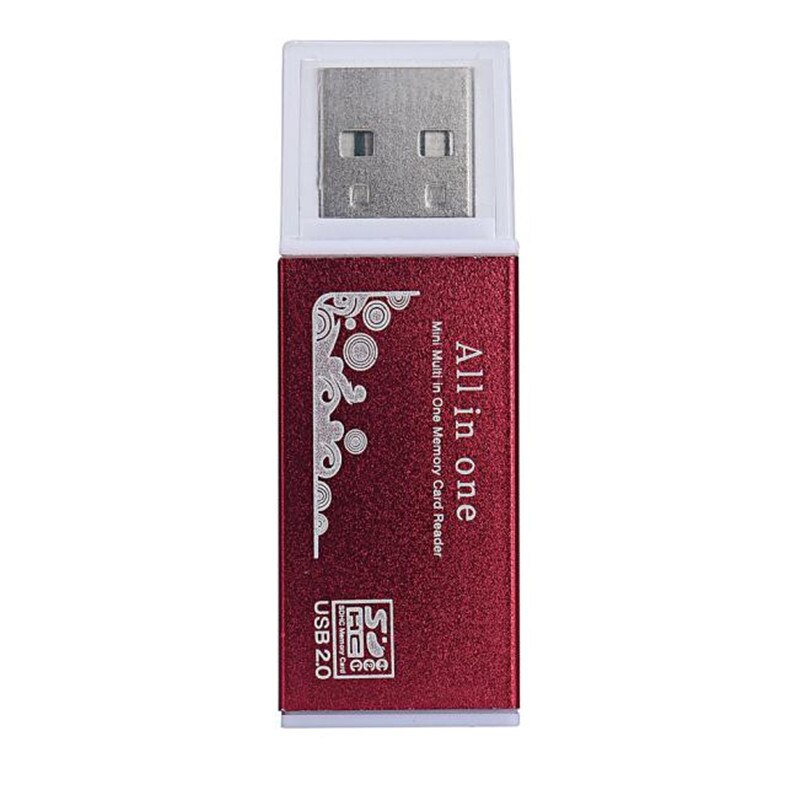 sd card reader laptop acces smart card computer USB 2.0 All In 1 Multi Memory Card Reader Lightweight Portable Mini z6: r