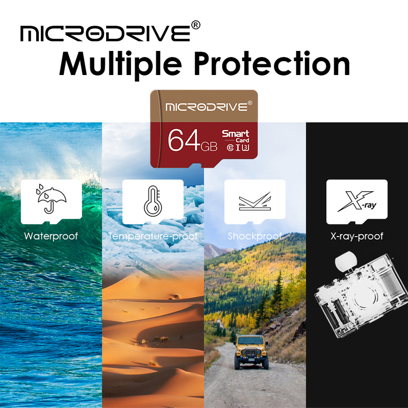 Mini SD Card 64GB 128GB Memory Card 4GB 8GB 16GB 32GB 512GB cartao de memoria tf Card for Smartphone Adapter