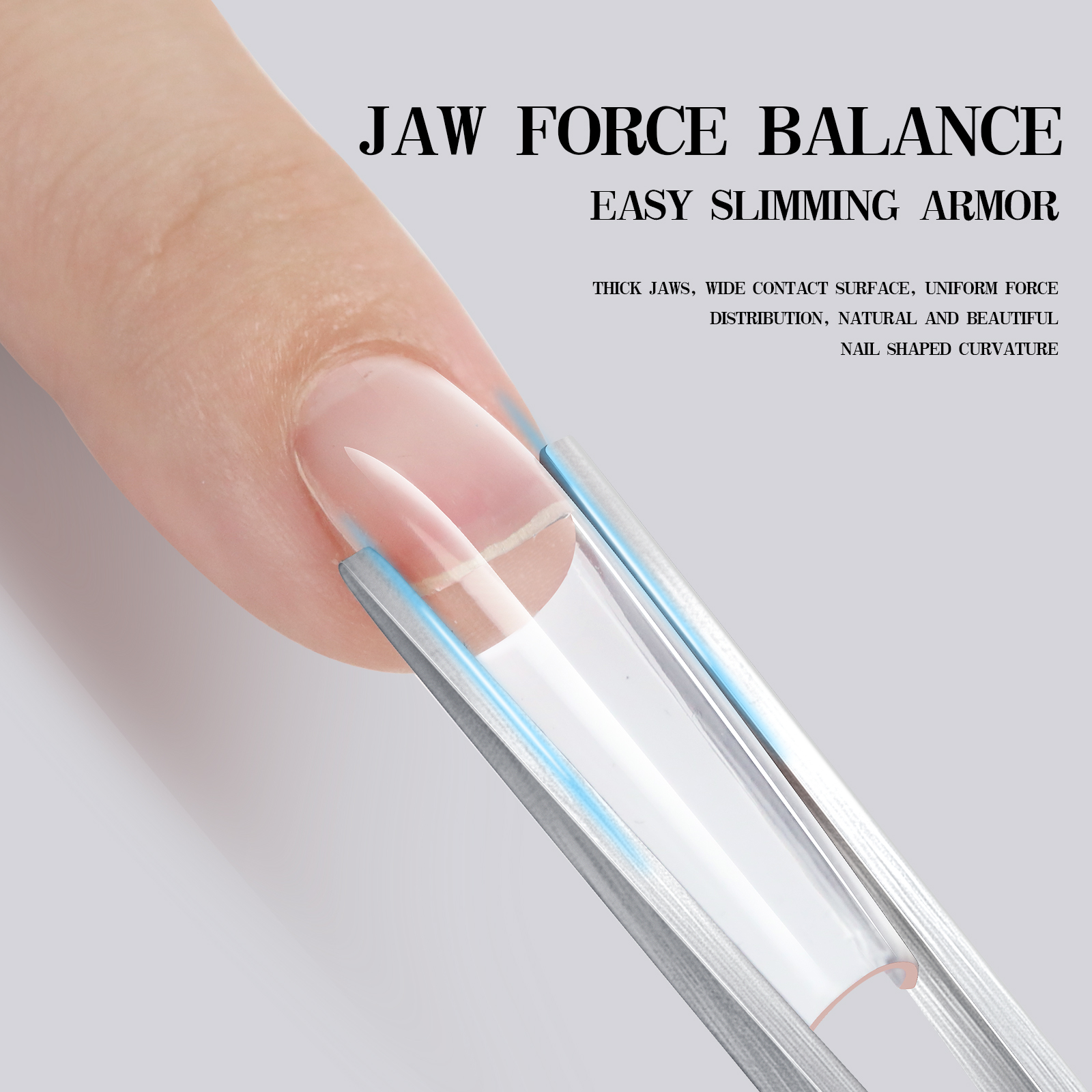 1 Uds. Clip moldeador de acero inoxidable, pinzas multifuncionales para dar forma a las uñas, clip cruzado para uñas, herramienta para uñas de acero inoxidable