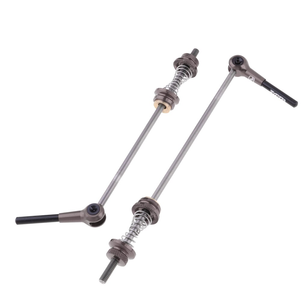 Bicycle Quick Release Rear Wheel Skewers Aluminum Alloy Bike Wheel Skewers for MTB Road Cycling: Black
