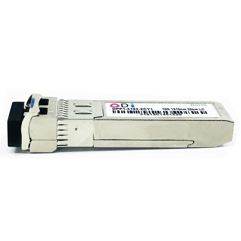 Transceptor de fibra dual SFP, 10G, LC, 20KM, 1310nm, sfp + 20KM, grado Industrial, compatible con Bluetooth, 40-85 Celsius