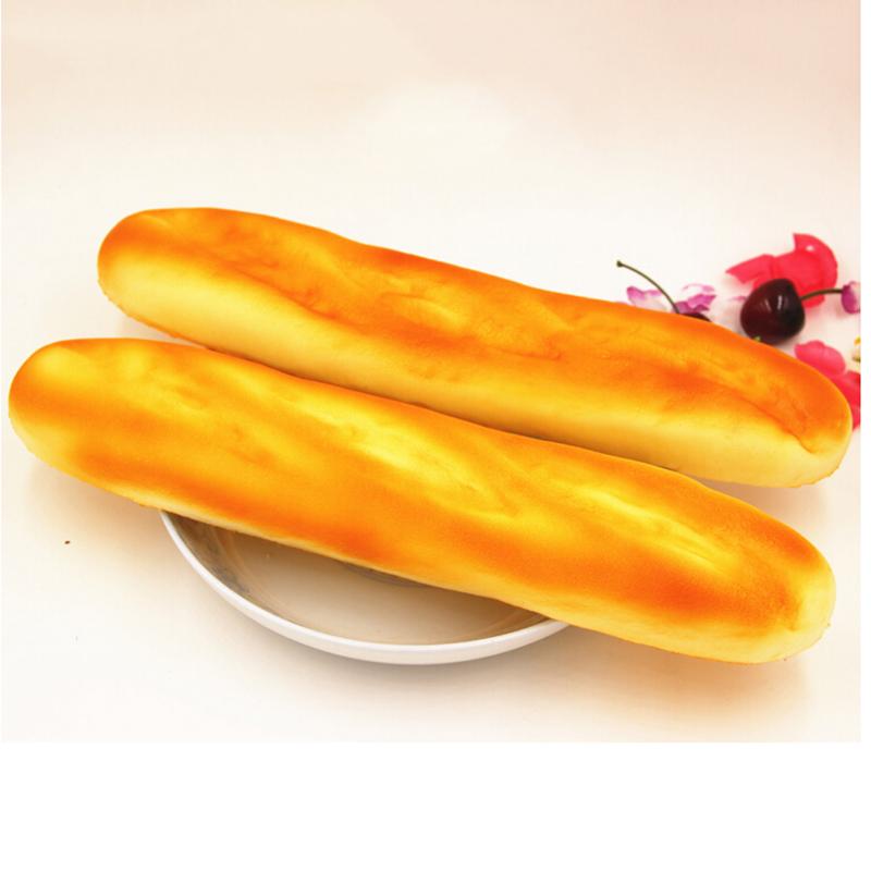 French Baguettes Kawaii Squishy Rising Jumbo Cute Squeeze Stress Kids Pillow Loaf Cake Bread Toy Kitchen Toys