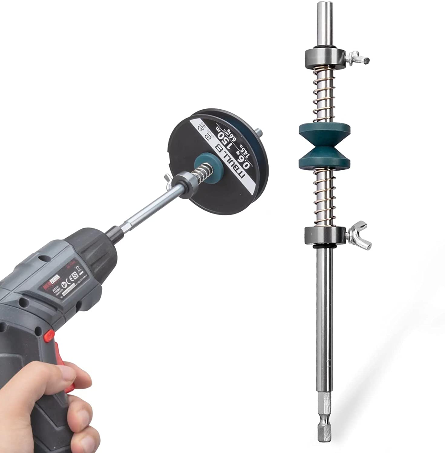 Elektrisk boremaskine, fiskesnøre, opruller, spole, spole, maskine, spinding, baitcasting, hjul, spole, spole stationssystem