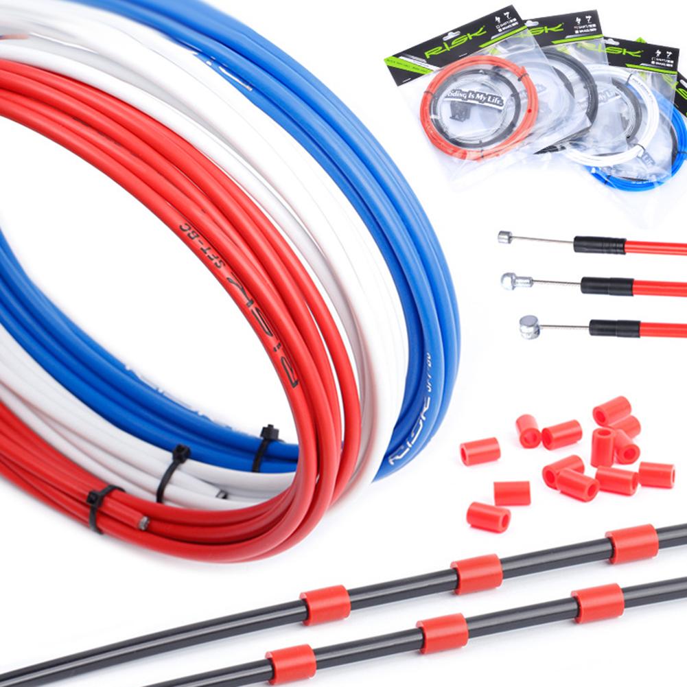 Bike Shift Cable Durable Bicycle Brake Shift Wire Kit Gearshift Cable For Mountain Road Bicycle