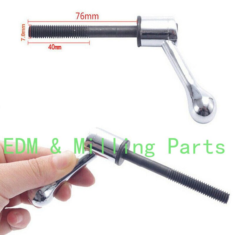 2pcs CNC Parts Milling Machine Table Lock Bolt Head Handle 5/16 Thread For Bridgeport Mill Part