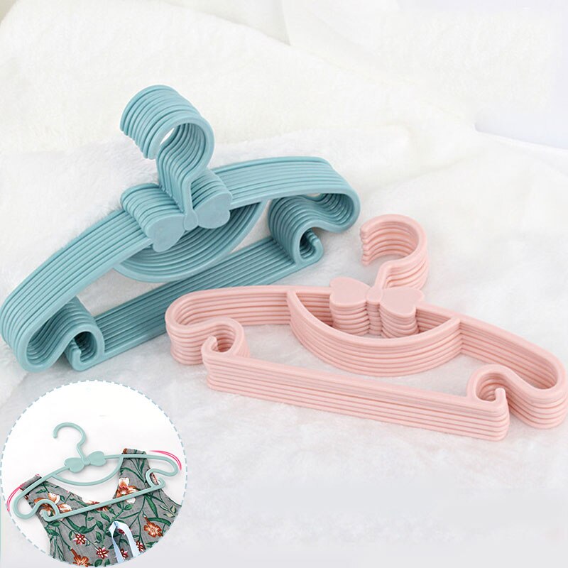 1Pcs Baby Kleding Rekken Draagbare Kids Kleerhanger Rekken Plastic Handdoek Display Sjaals Hangers Kleding Organizer Jassen Hanger