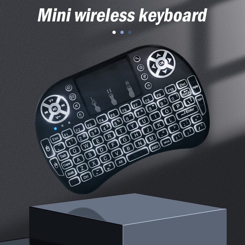 Drahtlose Mini-Tastatur Flugmaus 2 4g großes Touchpad Digital computer Trocken batterie USB-Aufladung Dual-Purpose-Tastatur