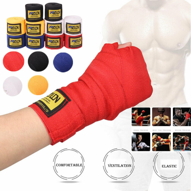 2 ks/balenie boxerské bandáže na ruky mma muay thai kick boxerské bandáže na tréningové bandáže 1.5/2.5/3/5m dĺžka 5cm šírka