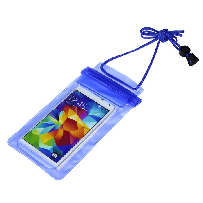 VBNM Transparent Wasserdichte Handy Tasche Tasche Fall Abdeckung Für iPhone 4 5 6 7 Plus Galaxy S4 5 6 hinweis 2 3 Honor 6 Plus MI 3 4: Blau