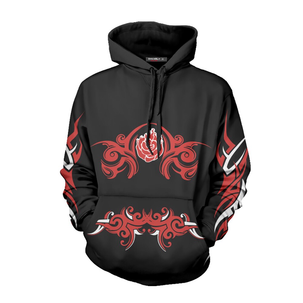 Unisex Hoodie Cool Sweatshirt Casual Long Sleeve Ruby Rose 3D Printed Zip Up Jackets Coat: XXL