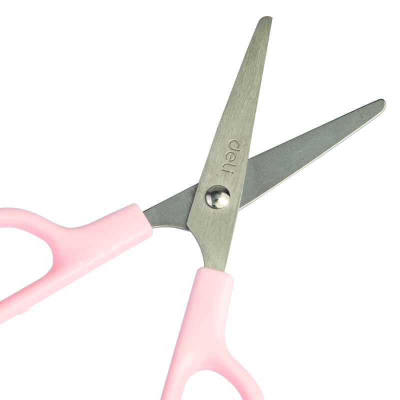 Effective student safety manual scissors blue pink child safety scissors cartoon student scissors student office supplies