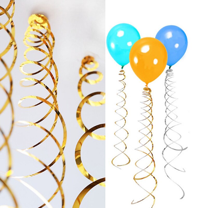 DIY Swirl Banner Decorative Ceiling Hanging Metallic Wedding Favor Birthday Decor Garland Party Supplies