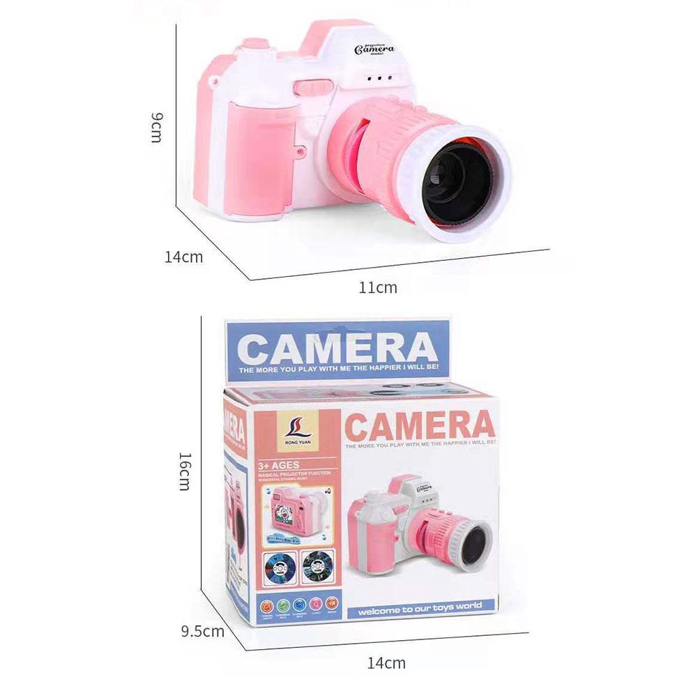 Kinderen Geluid En Licht Camera Projector Baby Vroege Onderwijs Projectie Speelgoed Met Licht Muziek Zaklamp Kerst Cadeau