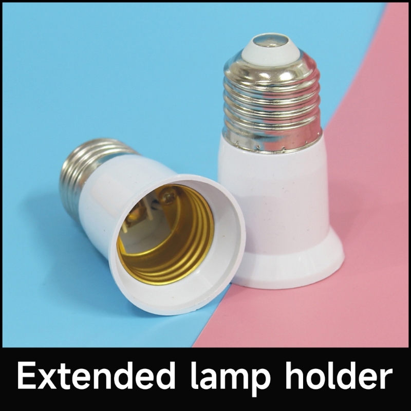 E27 Light Bulb Extender Socket Lamp Holder Adapter Extension for LED Bulb
