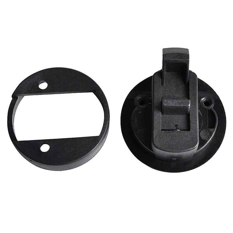 Black 2 inch Flush Pull Slam Latch for Boat Deck Hatch 1/4 inch Door Locking Style for RV Trailer Ship