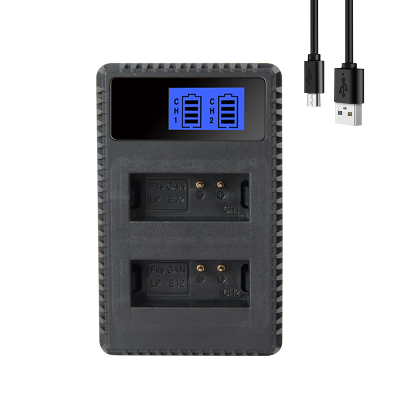 1200mAh LP-E12 LP E12 LPE12 Li-ion Battery LCD U... - Grandado