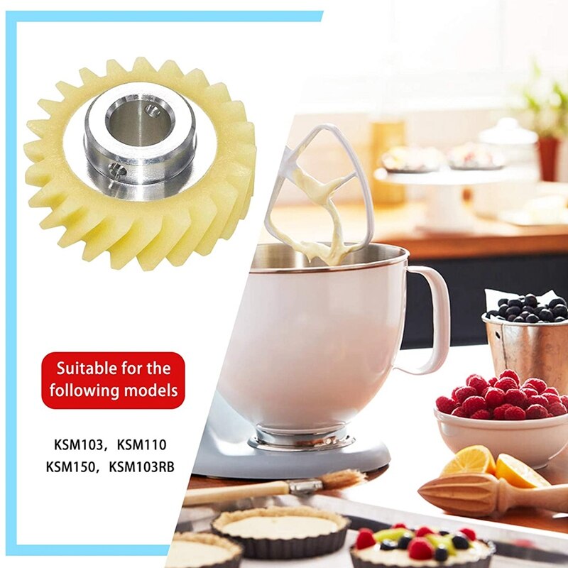 W10112253 Mixer Wormwiel Vervanging Deel Perfect Fit Voor Kitchenaid Mixers-Vervangt 4162897 4169830 AP4295669