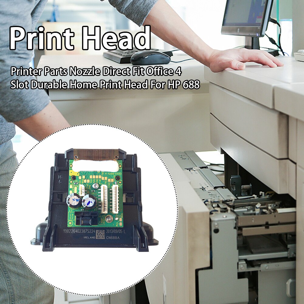 Printkop Printer Onderdelen Vervanging Draagbare 4 Slot Installeren Nozzle Direct Fit Thuis Repareren Kantoor Duurzaam Voor Hp 688