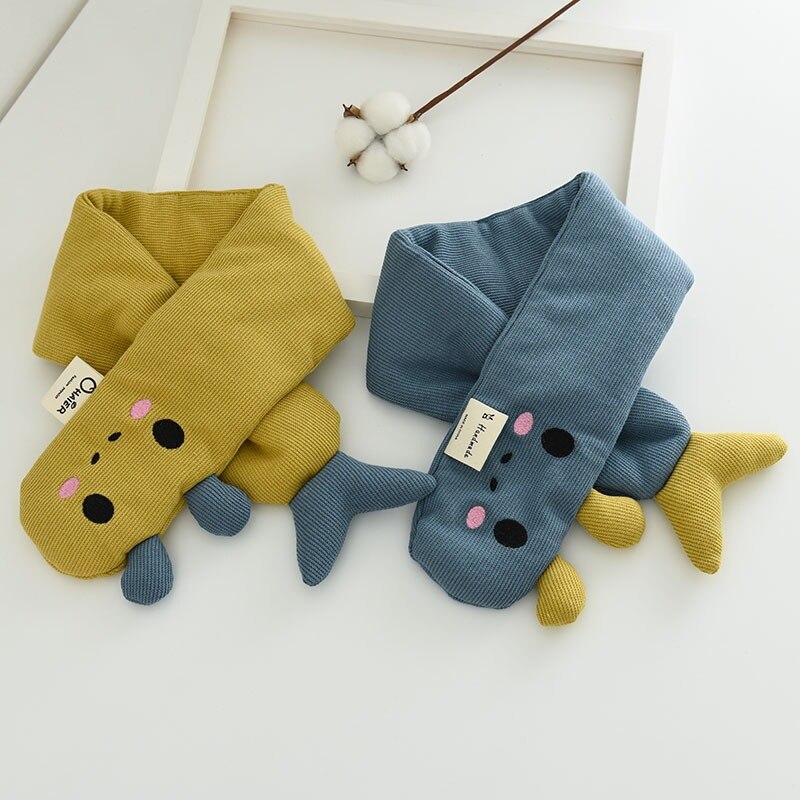 Écharpe d'hiver pour enfants, châle épais à col, garde au , pour garçons et filles, ZZ-355