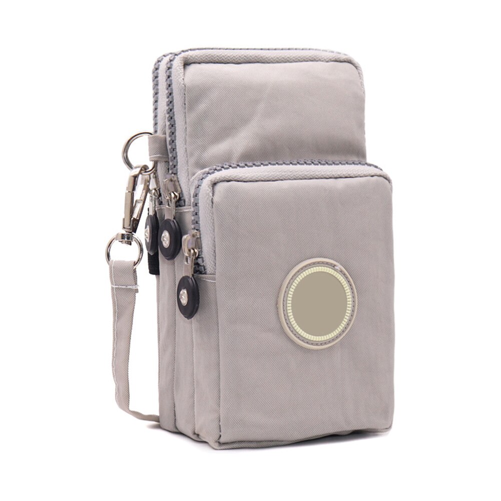 Dames messenger crossbody tas portemonnee handtas telefoonhoesje rits casual schoudertas portemonnee sci 88: Khaki