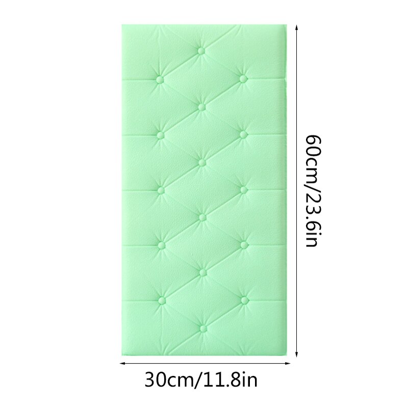 Anti-collision auto-adhésif tatami mur tête de lit doux 3D autocollant mural fond décor enfants chambre crash dos coussin: 3
