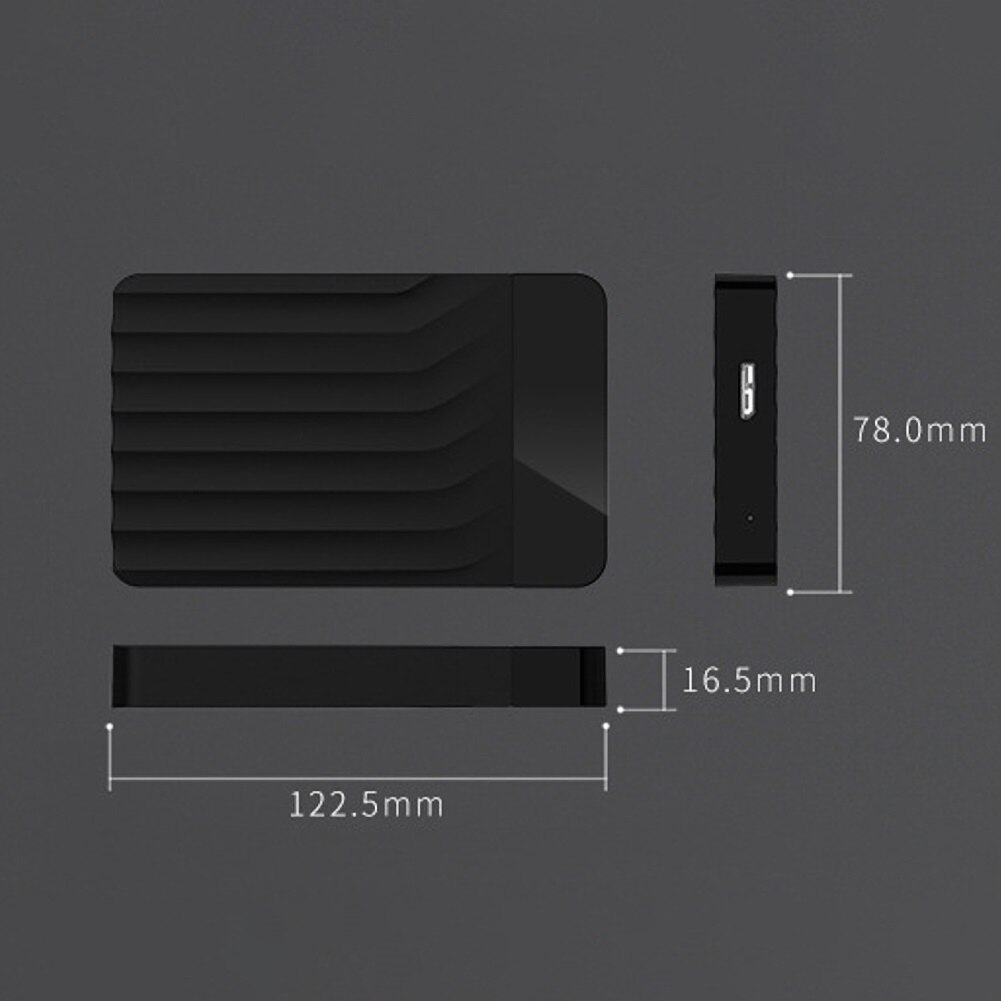 USB 3,0 2,5 zoll SATA Externe Gehäbenutzen Silikon Schutz Festplatte Festplatte Kasten