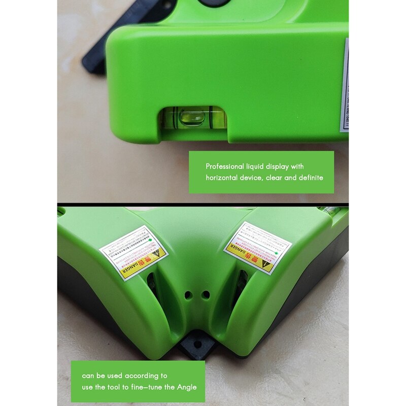 90 Degree Infrared Spirit Level Level Right Angle Measuring Tool House Decoration with Three Suction Cups