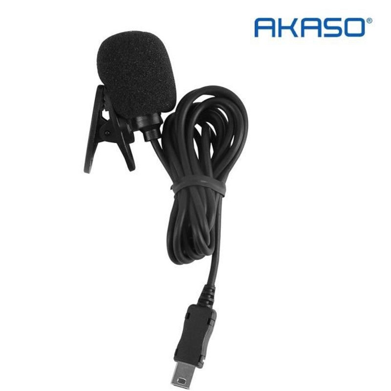 Akaso V50X/Vista 5/V50 pro External Micro for V50X Action Camera Only Black Microphone: V50X and Vista 5