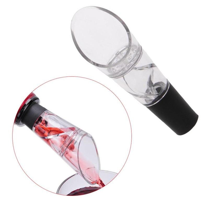 1pc White Red Wine Aerator Pour Spout Bottle Stopper Decanter Pourer Aerating Brand