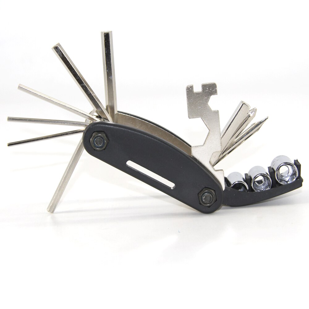 Multi Functie 16 In 1 Fiets Diy Gereedschap Mini Repareren Hand Werken Tool Set Vouwen Gereedschap Voor Bike Behoud