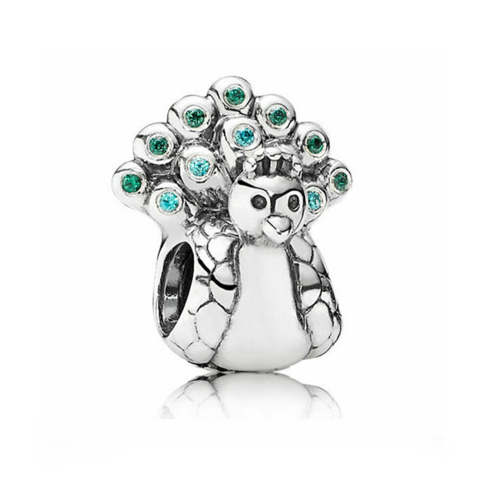 Moda nowy 100% 925 Sterling srebrna sowa ryby żaba i inne kolekcja zwierząt Charm Stringing Diy bransoletka biżuteria prezent: 7