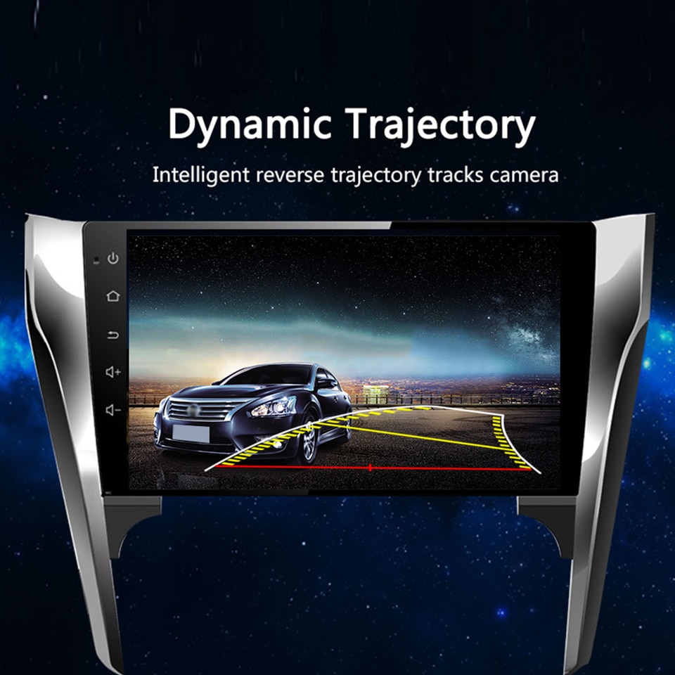 170 Fisheye Lens Intelligent Universal Vehicle Backup Camera Car Rear View Reverse Trajectory Camera with Dynamic Guide Line HD