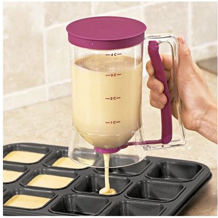 Kitchen Kit Cake Batter Distributor DIY Baking Tool Batter Separator with Measuring Cup Funnel Kitchen Accessories
