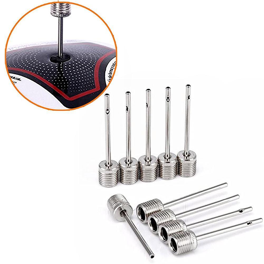 Sports ball inflation pump needle for football basketball soccer inflatable air adapter steel pump pin  l8 e 3
